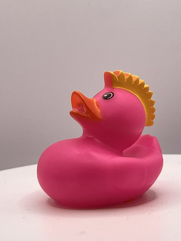 Yellow Mohican, Pink Rubber Ducks - Image 2