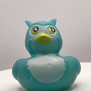 Turquiose Owl Disguise Rubber Ducks