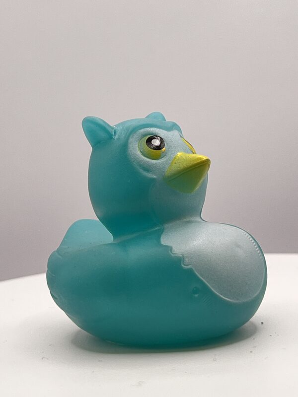 Turquiose Owl Disguise Rubber Ducks - Image 3