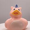 Unicorn Light Pink Rubber Ducks