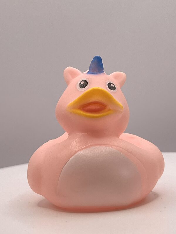 Unicorn Light Pink Rubber Ducks