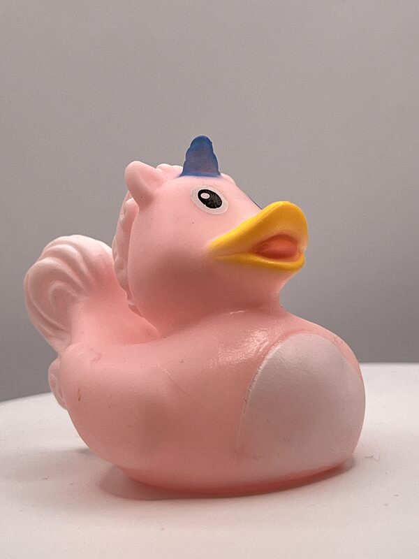 Unicorn Light Pink Rubber Ducks - Image 2