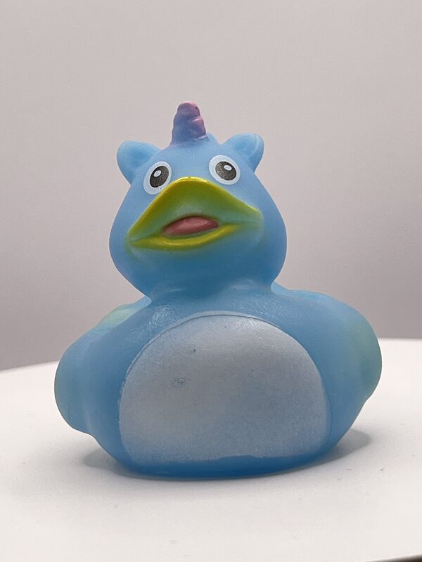 Unicorn Blue Rubber Ducks
