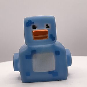 Blue Minecraft Rubber Ducks
