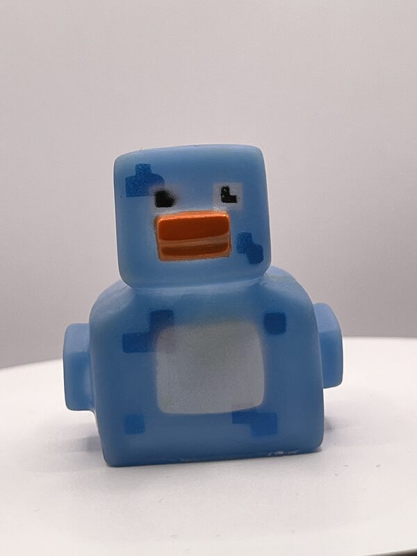 Blue Minecraft Rubber Ducks