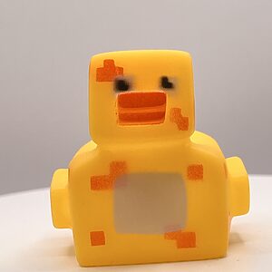 Yellow (Traditional) Minecraft Rubber Ducks