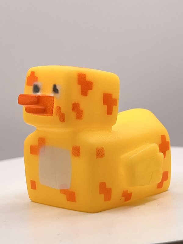 Yellow (Traditional) Minecraft Rubber Ducks - Image 3