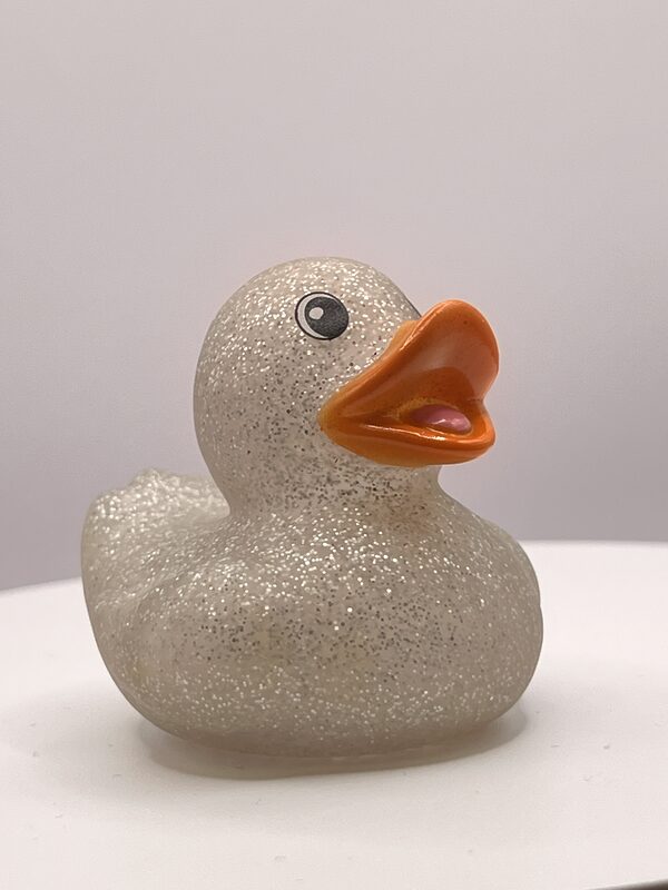 Silver Glitter Rubber Ducks - Image 3