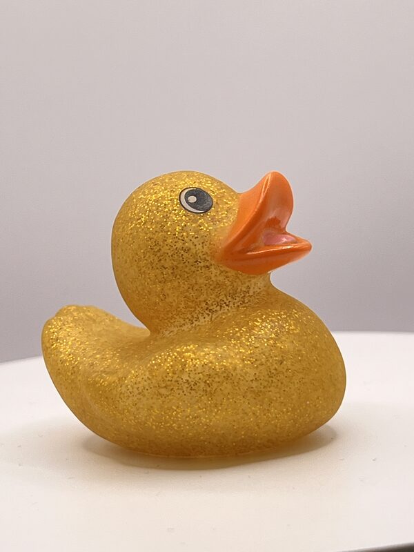 Gold Glitter Rubber Ducks - Image 3