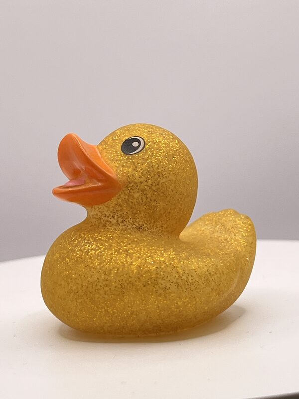 Gold Glitter Rubber Ducks - Image 2