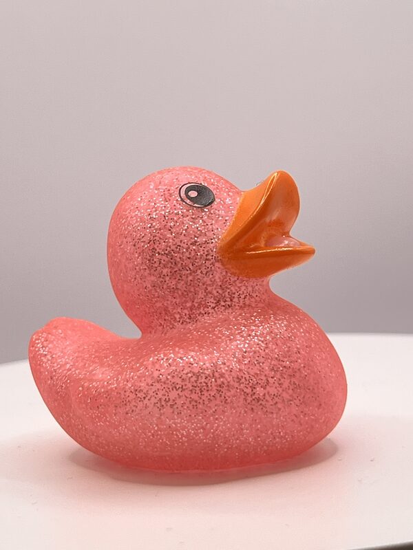 Pink Glitter Rubber Ducks - Image 3