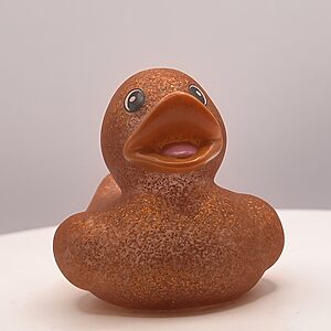 Brown Glitter Rubber Ducks