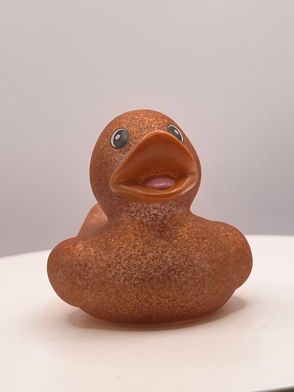 Brown Glitter Rubber Ducks