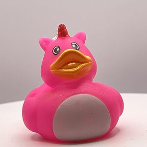 Unicorn Luminous Pink Rubber Ducks