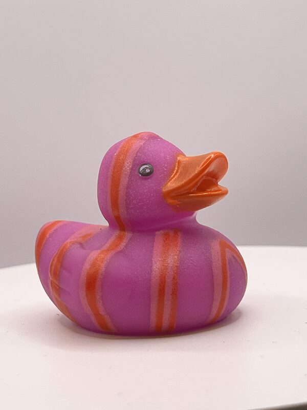 Purple with Red Stripes Rubber Ducks - Image 3