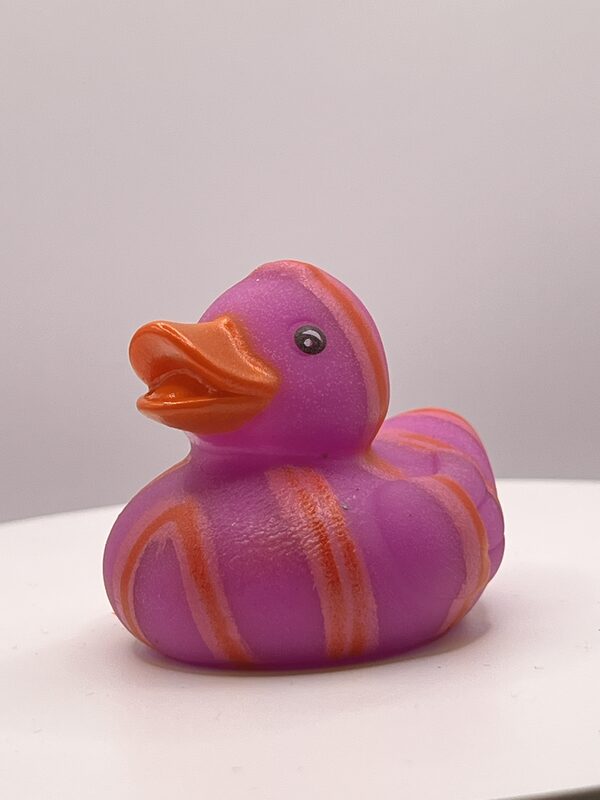 Purple with Red Stripes Rubber Ducks - Image 2