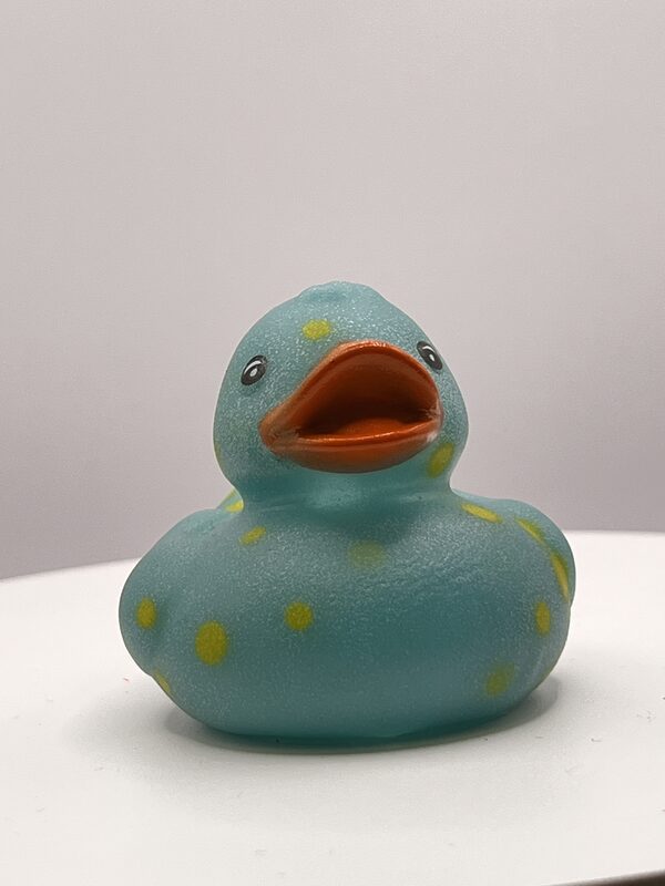 Turqoise with Yellow Spots Rubber Ducks (Copy)