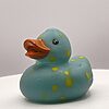 Turqoise with Yellow Spots Rubber Ducks (Copy) - Image 2