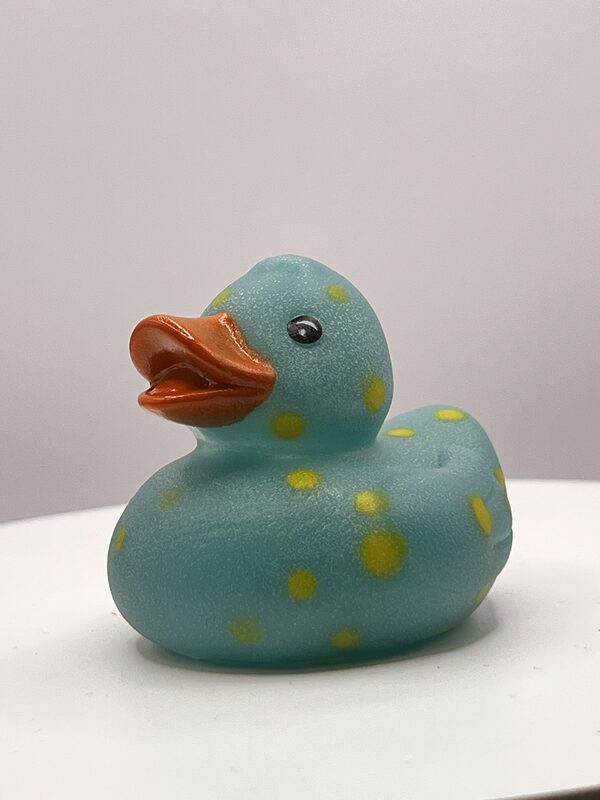 Turqoise with Yellow Spots Rubber Ducks (Copy) - Image 2
