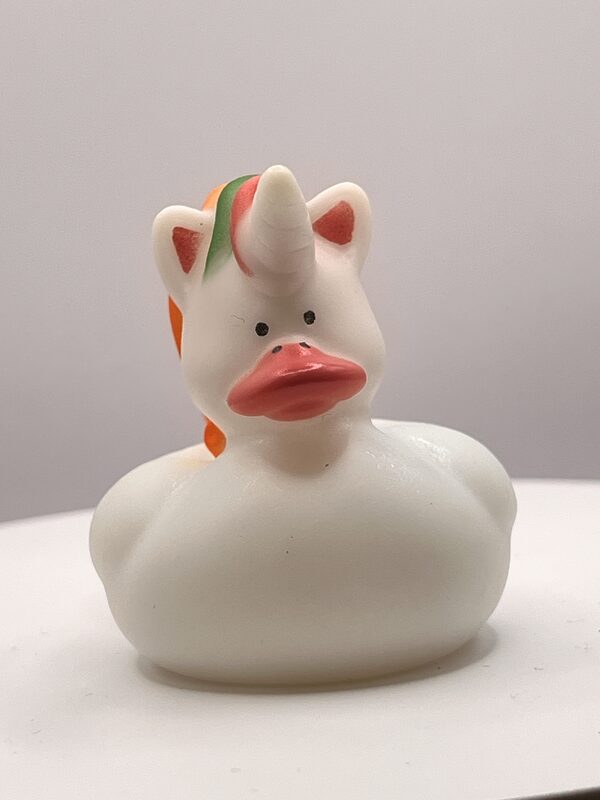 Unicorn Rainbow Mane Rubber Ducks