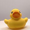 Squat Yellow with Orange Bill Rubber Ducks