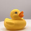 Squat Yellow with Orange Bill Rubber Ducks - Image 3