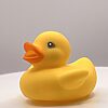 Squat Yellow with Orange Bill Rubber Ducks - Image 2